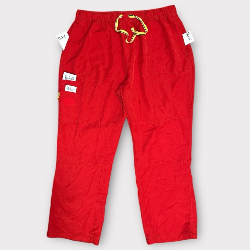 Spread Good Cheer! Uniform Cargo Scrub‎ Pant Red Size 3X